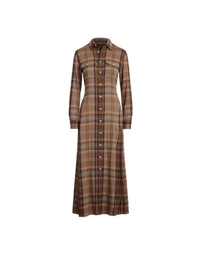 Polo Ralph Lauren Long Dresses In Brown