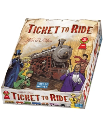 Days Of Wonder Ticket To Ride Game