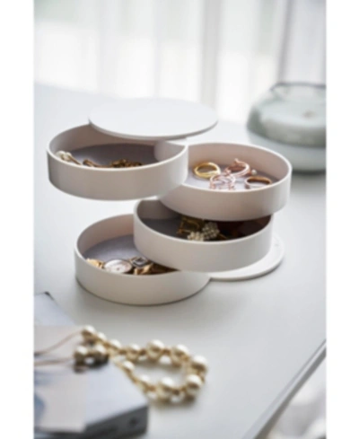 Yamazaki Tower 4-tier Accessory Tray In White