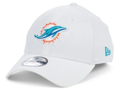 New Era Miami Dolphins White Team Classic 39thirty Cap