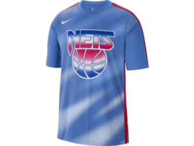 Nike Brooklyn Nets Men's Hardwood Classic Shooter Shirt In Blue