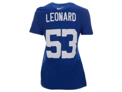 Nike Indianapolis Colts Darius Leonard Women's Player Pride T-shirt In Blue