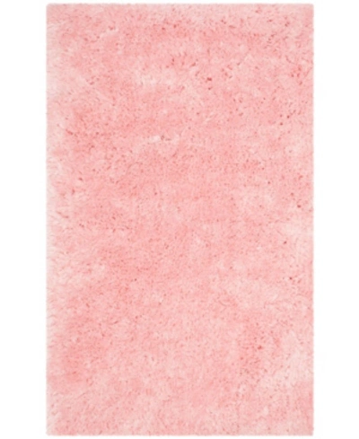 Safavieh Arctic Shag Sg270 Pink 3' X 5' Area Rug