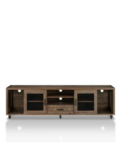 Furniture Of America Klemson Reclaimed Oak Multi-storage Tv Stand In Brown
