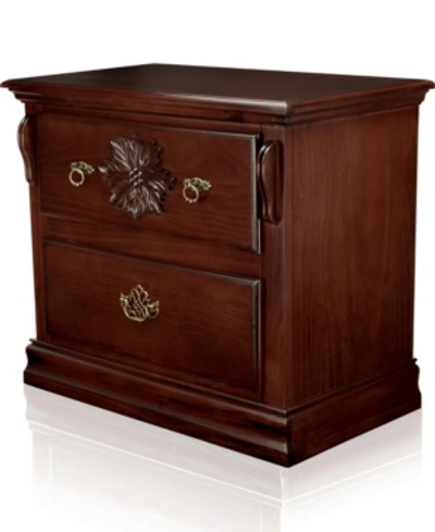 Furniture Of America Cathie Traditional Nightstand In Pine