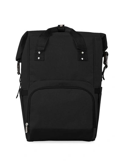 Picnic Time On The Go Roll-top Cooler Backpack In Black