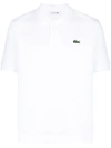 Lacoste Men's Solid Lifestyle Polo T-shirt In White