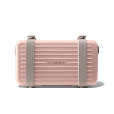 Rimowa Personal Polycarbonate Cross-body Clutch Bag In Desert Rose Pink In Wüstenrosa
