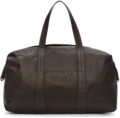 Maison Margiela Sailor Soft Leather Duffle Bag, Black | ModeSens