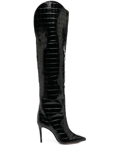 Schutz Maryana Over-the-knee Boots In Black