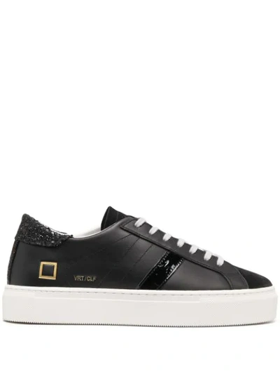 Date Hill Low Glam Trainers In Black