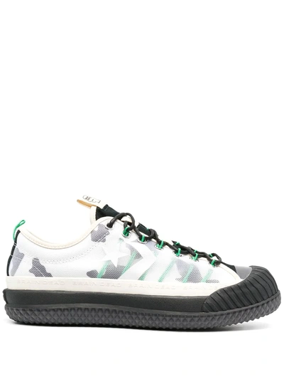 Converse Black X Brain Dead Multicoloured Bosey Sneakers In White