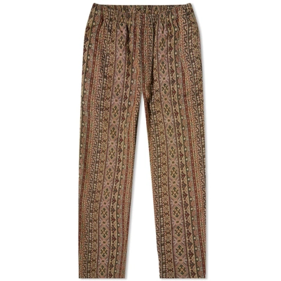 Stussy Tapestry Relaxed Trouser In Brown