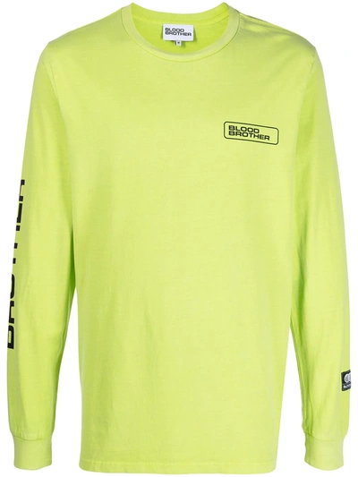 Blood Brother Sloane Long-sleeve T-shirt In Green