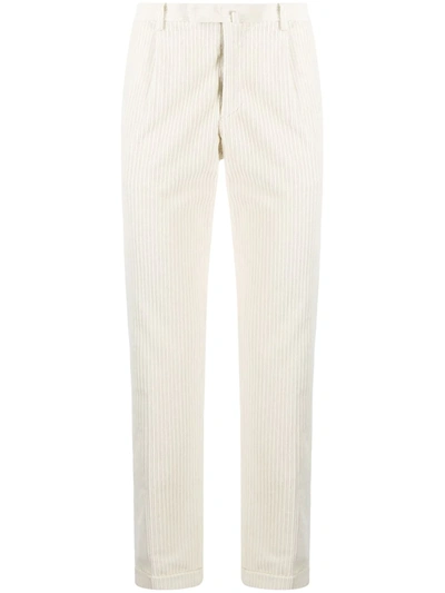 Briglia 1949 Straight-leg Corduroy Trousers In White