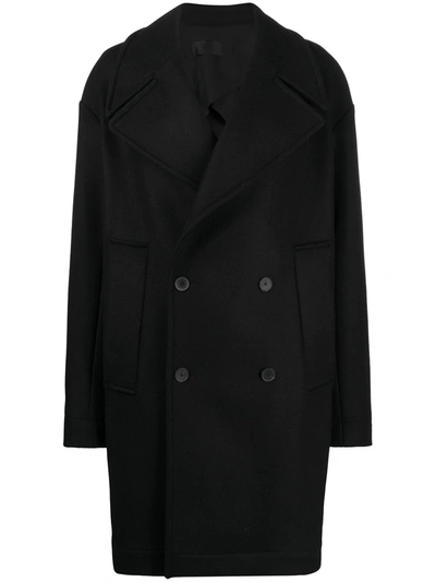 Haider Ackermann Double Breasted Coat In Black
