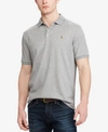 Polo Ralph Lauren Classic Fit Soft Cotton Polo Shirt In Steel Heather
