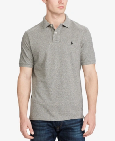 Polo Ralph Lauren Classic Fit Mesh Polo Shirt In Andover Heather