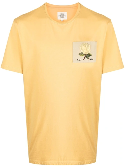 Kent & Curwen 1926 Cotton T-shirt In Yellow