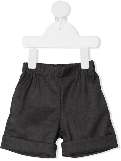 La Stupenderia Babies' Slip-on Shorts In Grey