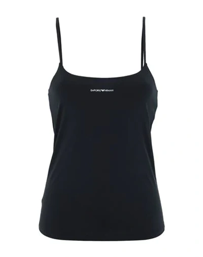 Emporio Armani Sleeveless Undershirts In Black