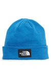 The North Face Dock Worker Recycled Beanie In Clear Lake Blue