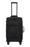 Bric's X-bag 25-inch Spinner Suitcase In Black/ Black