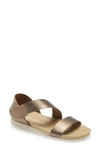 Pedro Garcia Jedda Strappy Wedge Sandal In Oak/ Oak