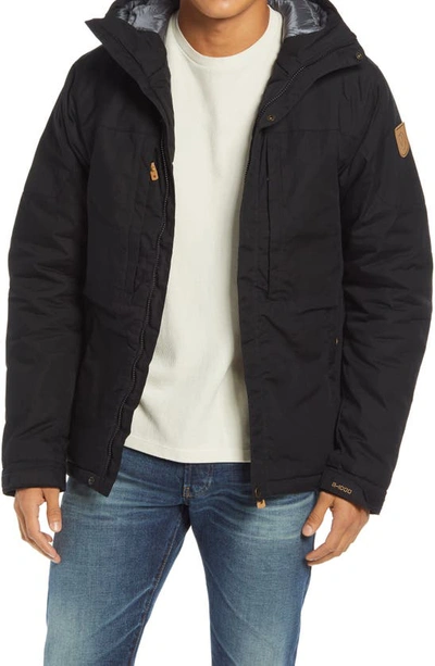 Fjall Raven Skogsö Water Resistant Insulated Jacket In Black