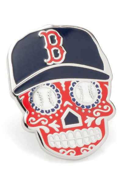 Cufflinks, Inc Boston Red Sox Sugar Skull Lapel Pin