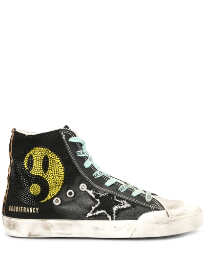 Golden Goose Francy Penstar Classic Sneakers In Black