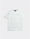 Tommy Hilfiger Men's Big & Tall Tommy Crew Neck Pocket T-shirt In White
