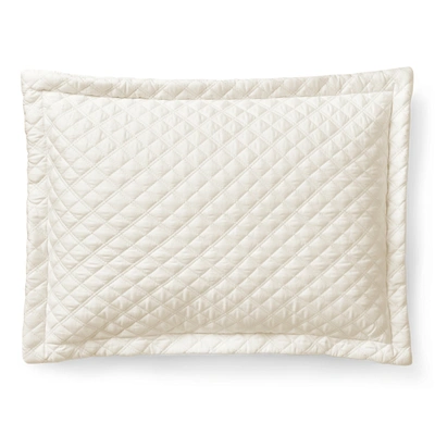 Ralph Lauren Argyle Sateen Throw Pillow In Parchment