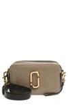 The Marc Jacobs The Softshot 21 Leather Crossbody Bag In Brown Multi