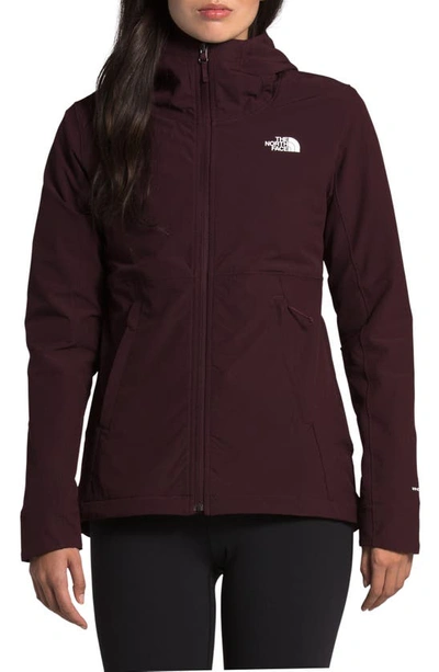 The North Face Shelbe Raschel Full Zip Hoodie In Root Brown