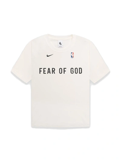Pre-owned Fear Of God  X Nike Warm Up T-shirt Sail