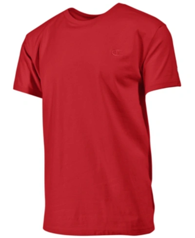 Champion Men's Cotton Jersey T-shirt In Scarlet
