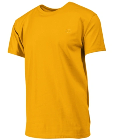 Champion Men's Cotton Jersey T-shirt In Royal Gold