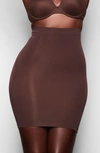 Skims Sculpting Long Skirt Slip In Cocoa