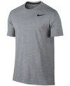 Nike Men's Breathe Hyper Dry Training Top In Pure Platinum