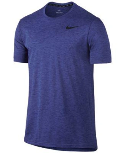 Nike Men's Breathe Hyper Dry Training Top In Deep Night