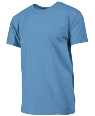 Champion Men's Cotton Jersey T-shirt In Swiss Blue