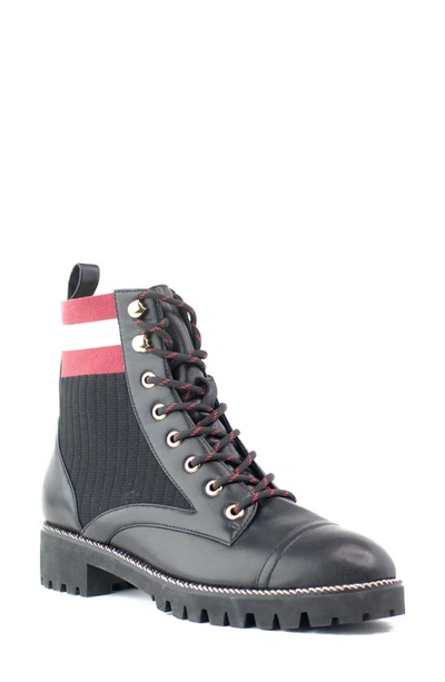 Cecelia New York Cecilia New York Theo Hiker Boot In Black Leather