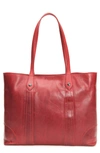 Frye Melissa Leather Shopper In Red