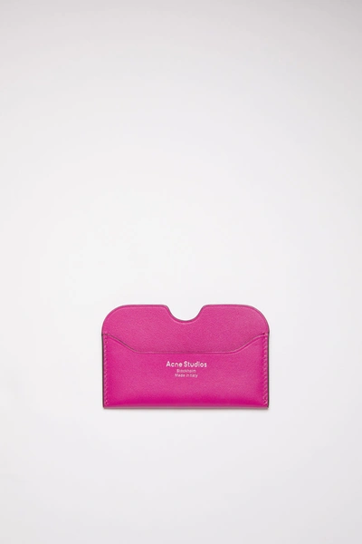 Acne Studios Card Holder Fuchsia Pink In Card Holder