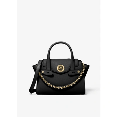 Carmen Extra-Small Logo and Leather Belted Satchel