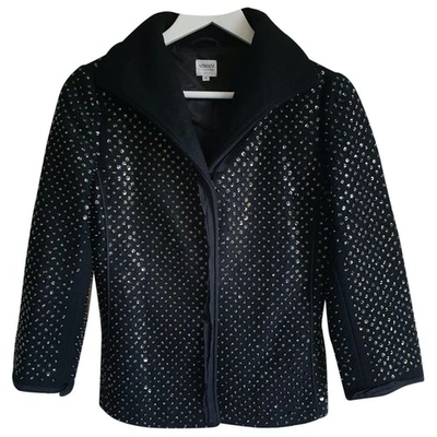 Pre-owned Armani Collezioni Suit Jacket In Black