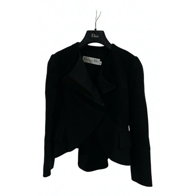 Pre-owned Dior Wool Jacket In Black