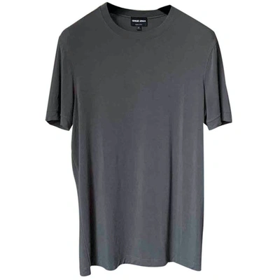 Pre-owned Giorgio Armani Grey T-shirt