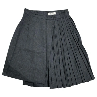 Pre-owned Marella Grey Wool Skirt